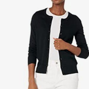 George Women's Lightweight Crewneck Cardigan Sweater L 12-14